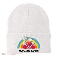 Maui Strong Tropical Hawaii Wildfire Beanie thumb 0