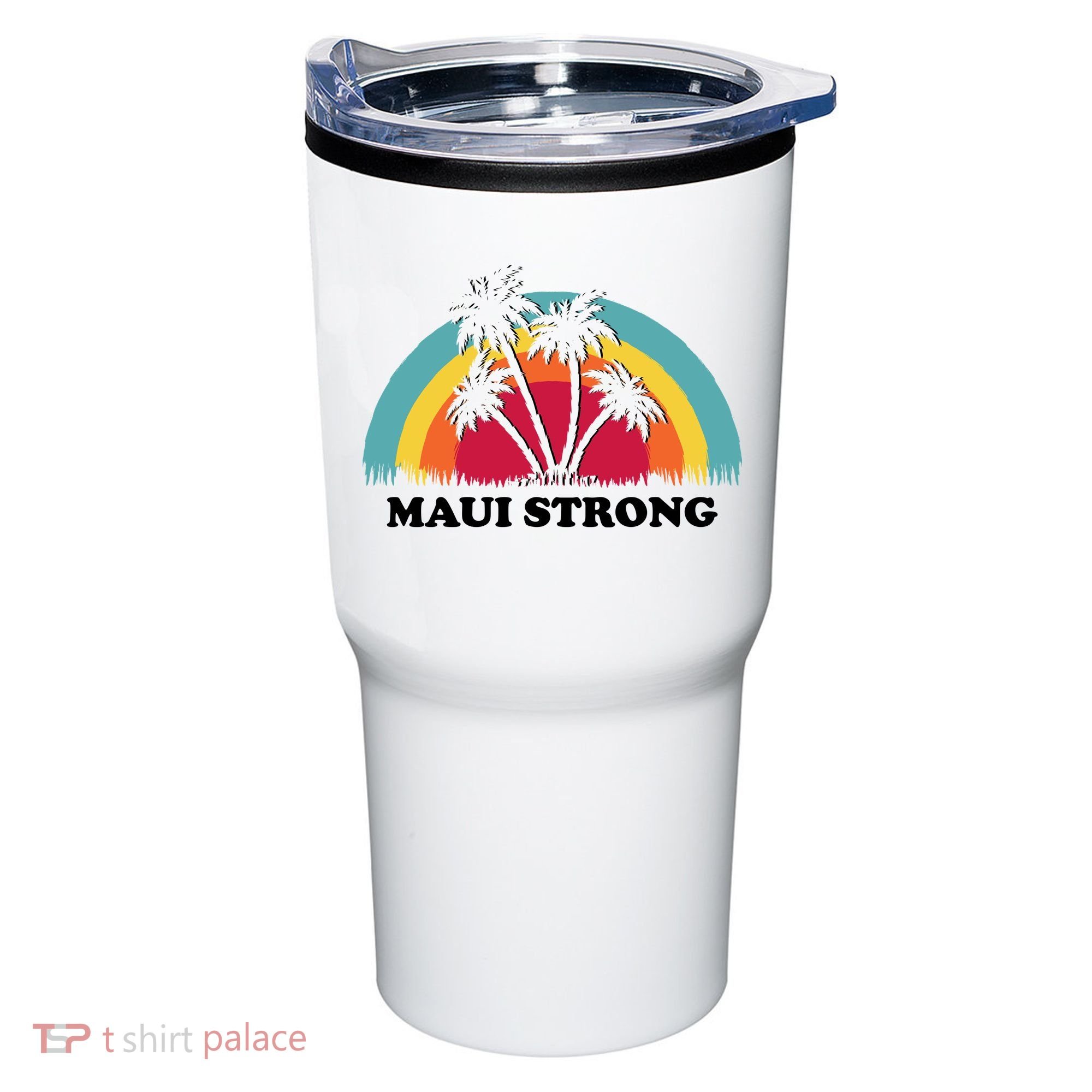 Maui Strong Tropical Hawaii Wildfire Tumbler