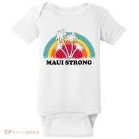 Maui Strong Tropical Hawaii Wildfire Baby Bodysuit thumb 0