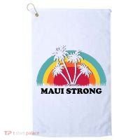 Maui Strong Tropical Hawaii Wildfire Golf Towel thumb 0