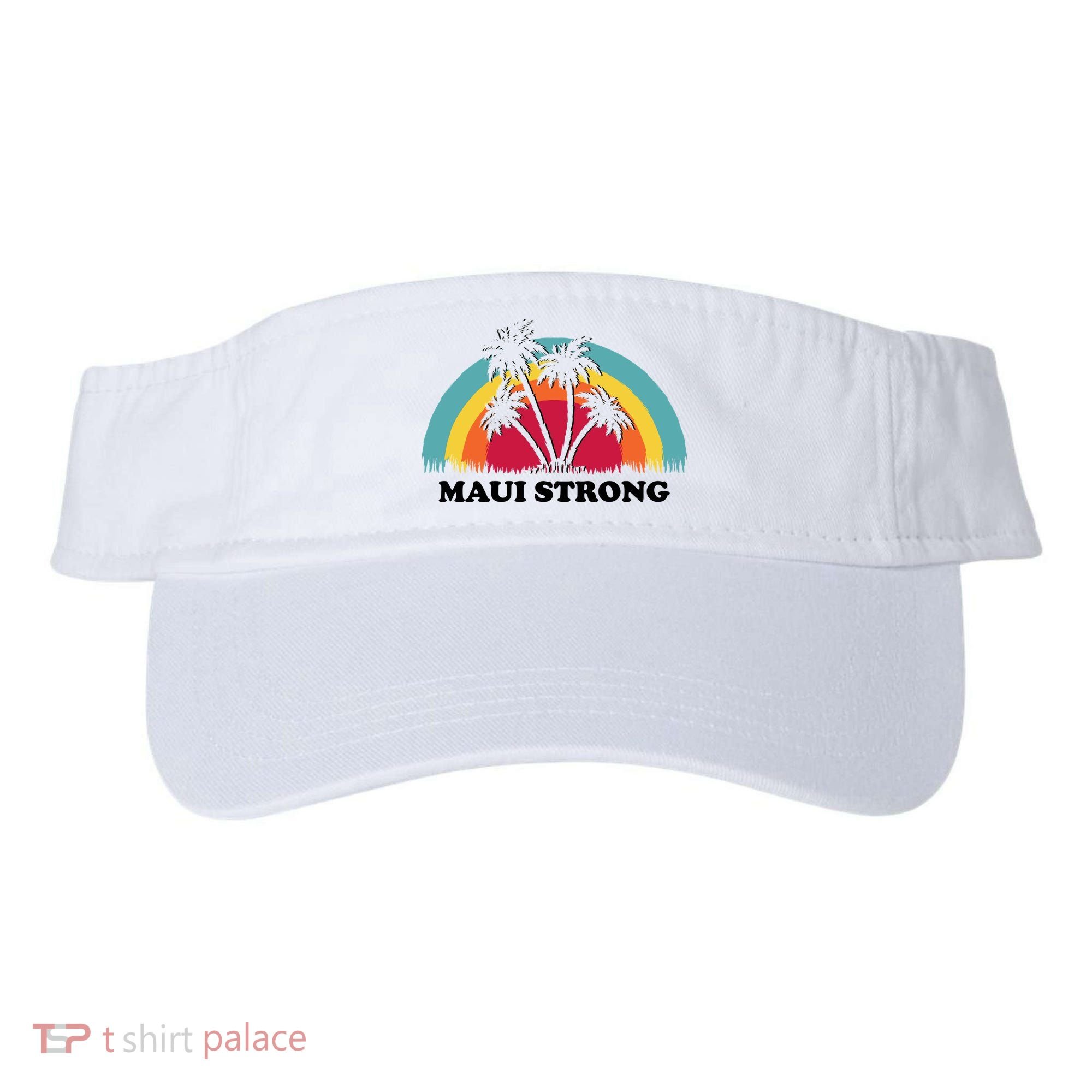 Maui Strong Tropical Hawaii Wildfire Visor