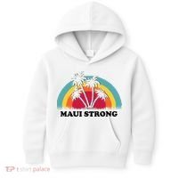 Maui Strong Tropical Hawaii Wildfire Kids Hoodie thumb 0