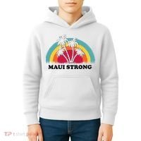 Maui Strong Tropical Hawaii Wildfire Kids Hoodie thumb 4