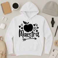 Maestra Spanish Teacher Hoodie thumb 3