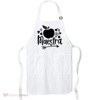 Maestra Spanish Teacher Apron