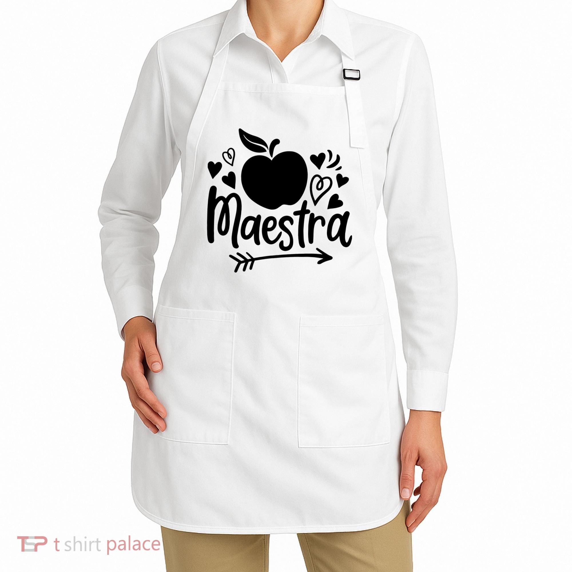 Maestra Spanish Teacher Apron