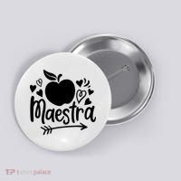 Maestra Spanish Teacher Button thumb 0