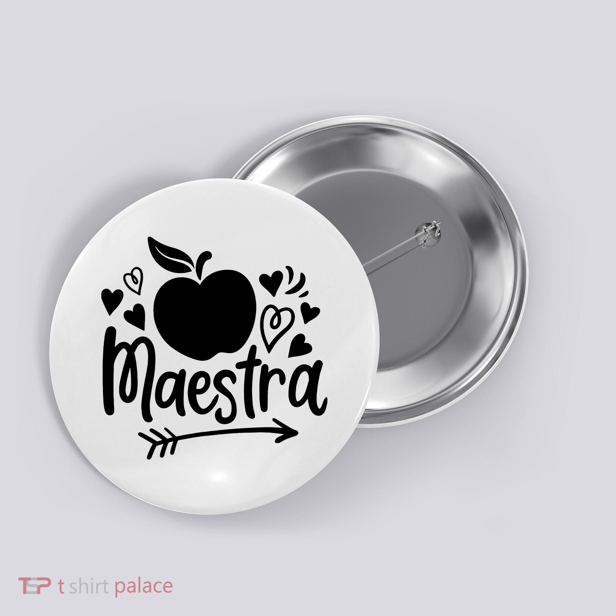 Maestra Spanish Teacher Button
