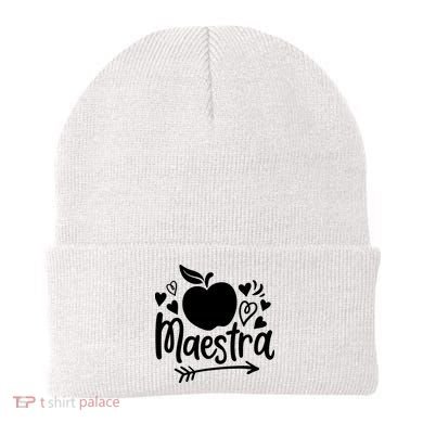 Maestra Spanish Teacher Beanie