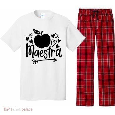 Maestra Spanish Teacher Pajama Set