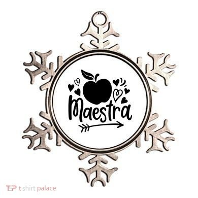 Maestra Spanish Teacher Ornament