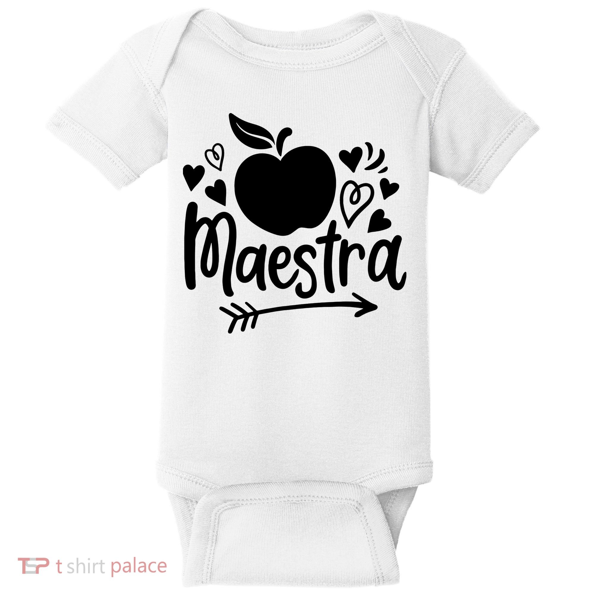 Maestra Spanish Teacher Baby Bodysuit