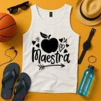 Maestra Spanish Teacher Tank Top thumb 4