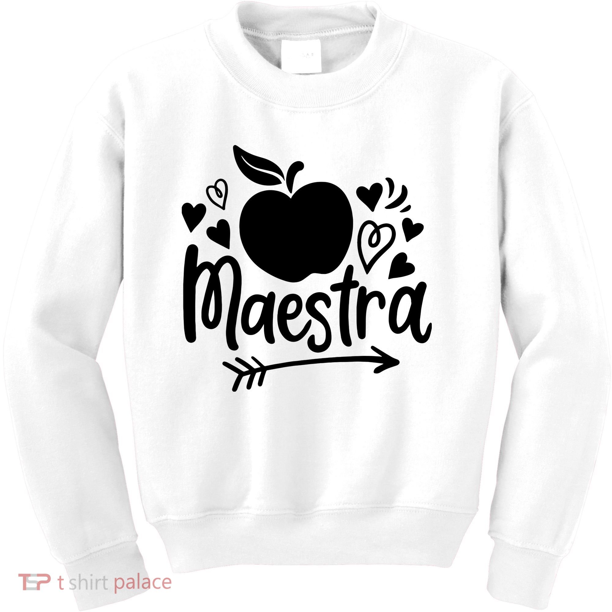 Maestra Spanish Teacher Kids Sweatshirt