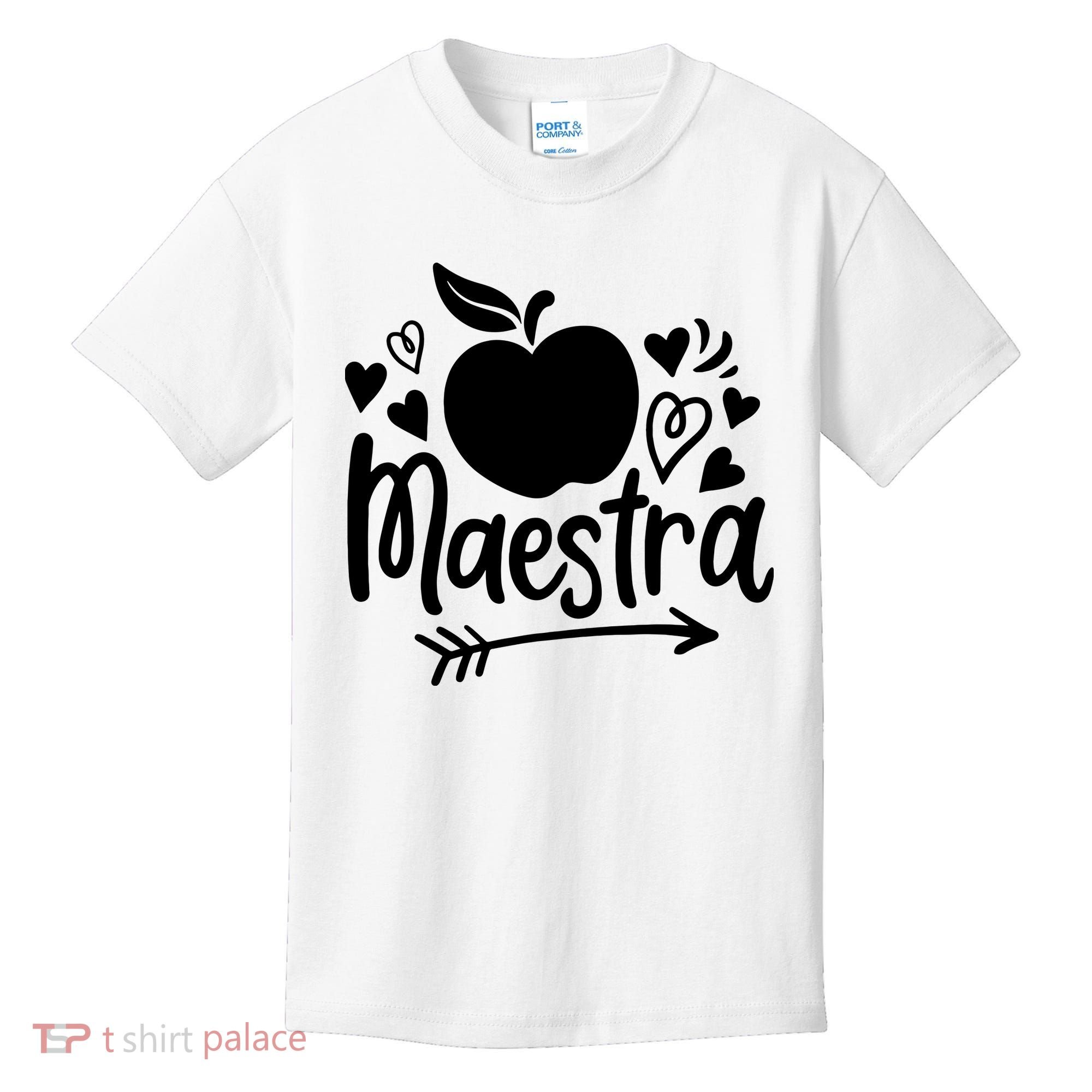 Maestra Spanish Teacher Kids T-Shirt