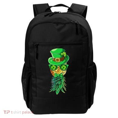 Mask Swinger Upside Down Pineapple Shamrock St Patrick's Day Backpack