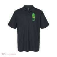 Mask Swinger Upside Down Pineapple Shamrock St Patrick's Day Polo thumb 0