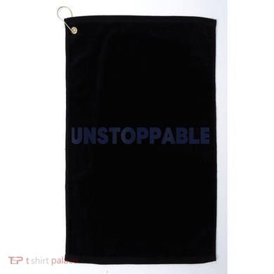 Motivational Saying Unstoppable Golf Towel