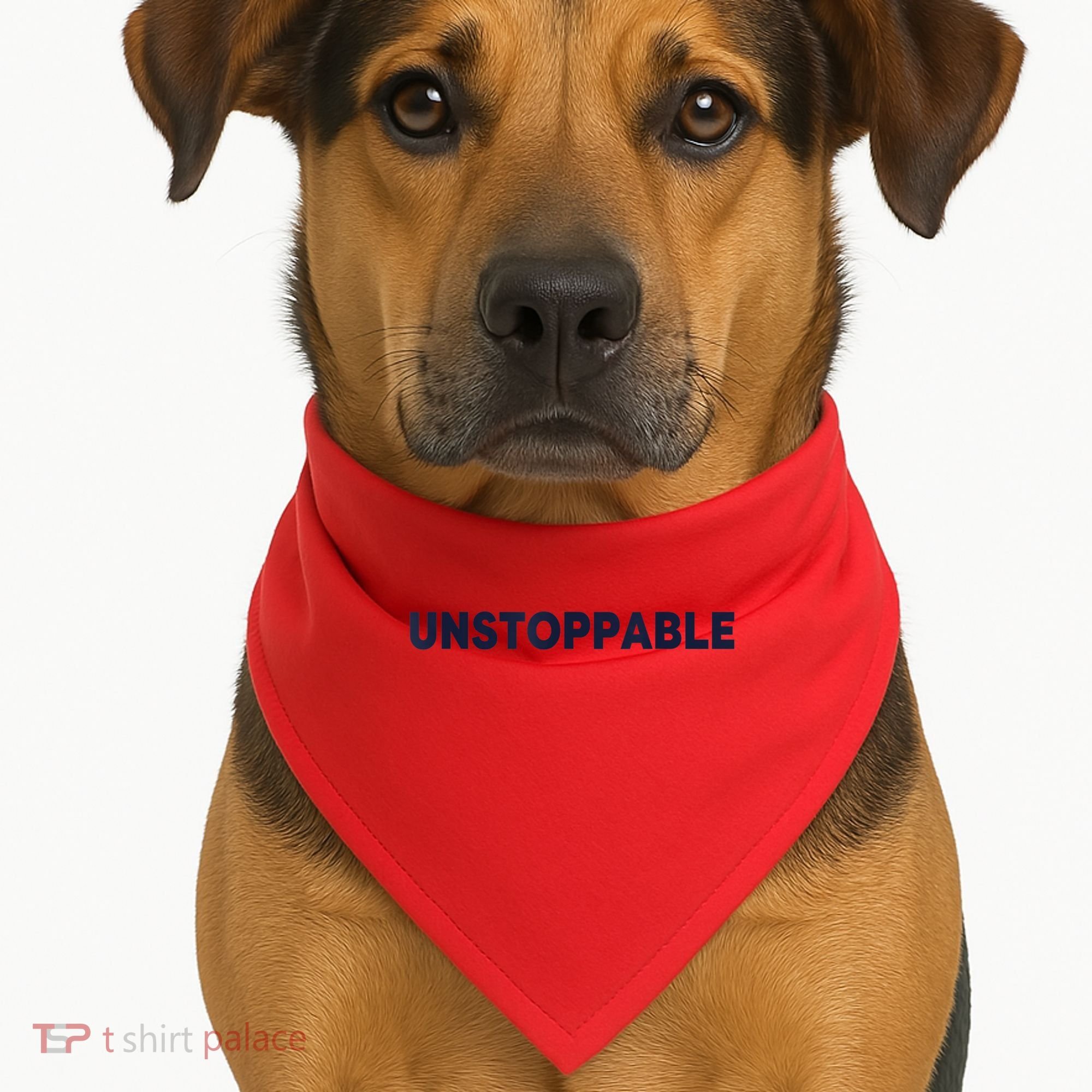 Motivational Saying Unstoppable USA-Made Doggie Bandana