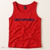 Motivational Saying Unstoppable Tank Top thumb 2