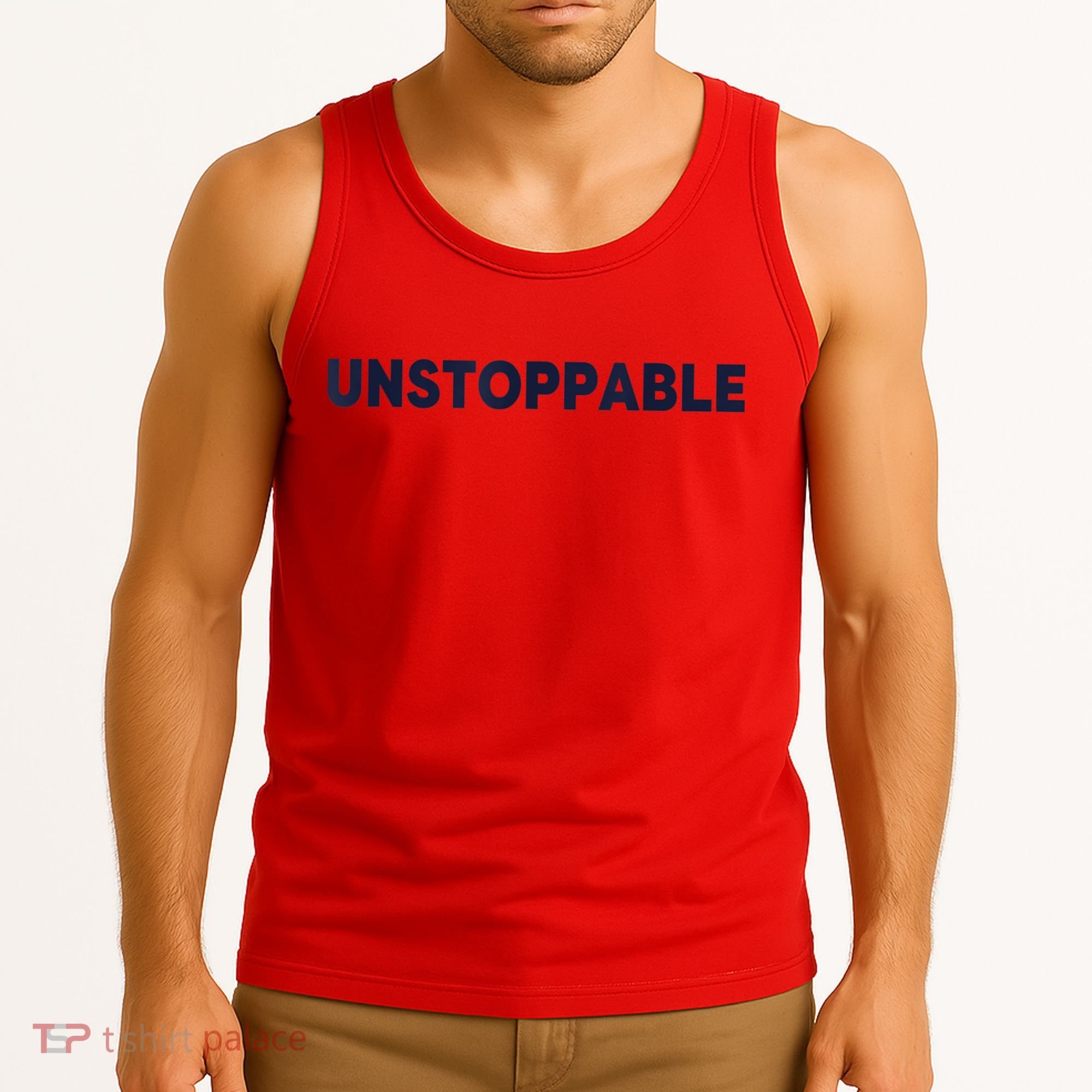 Motivational Saying Unstoppable Tank Top