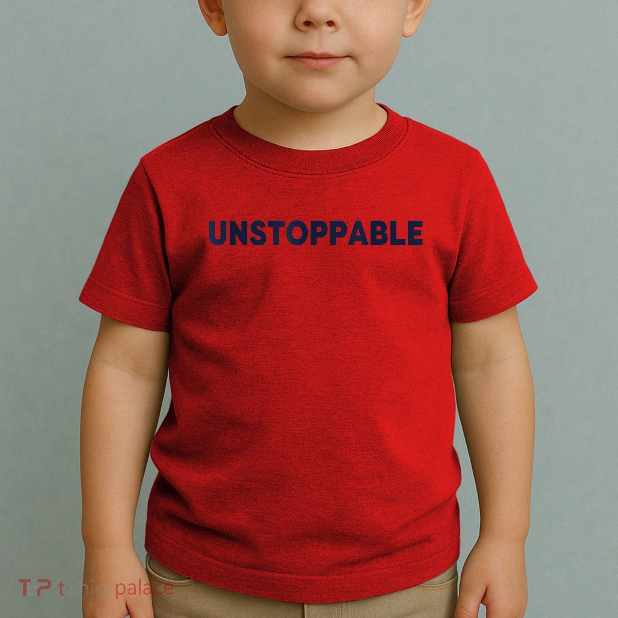 Motivational Saying Unstoppable Toddler T-Shirt