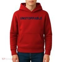 Motivational Saying Unstoppable Kids Hoodie thumb 4