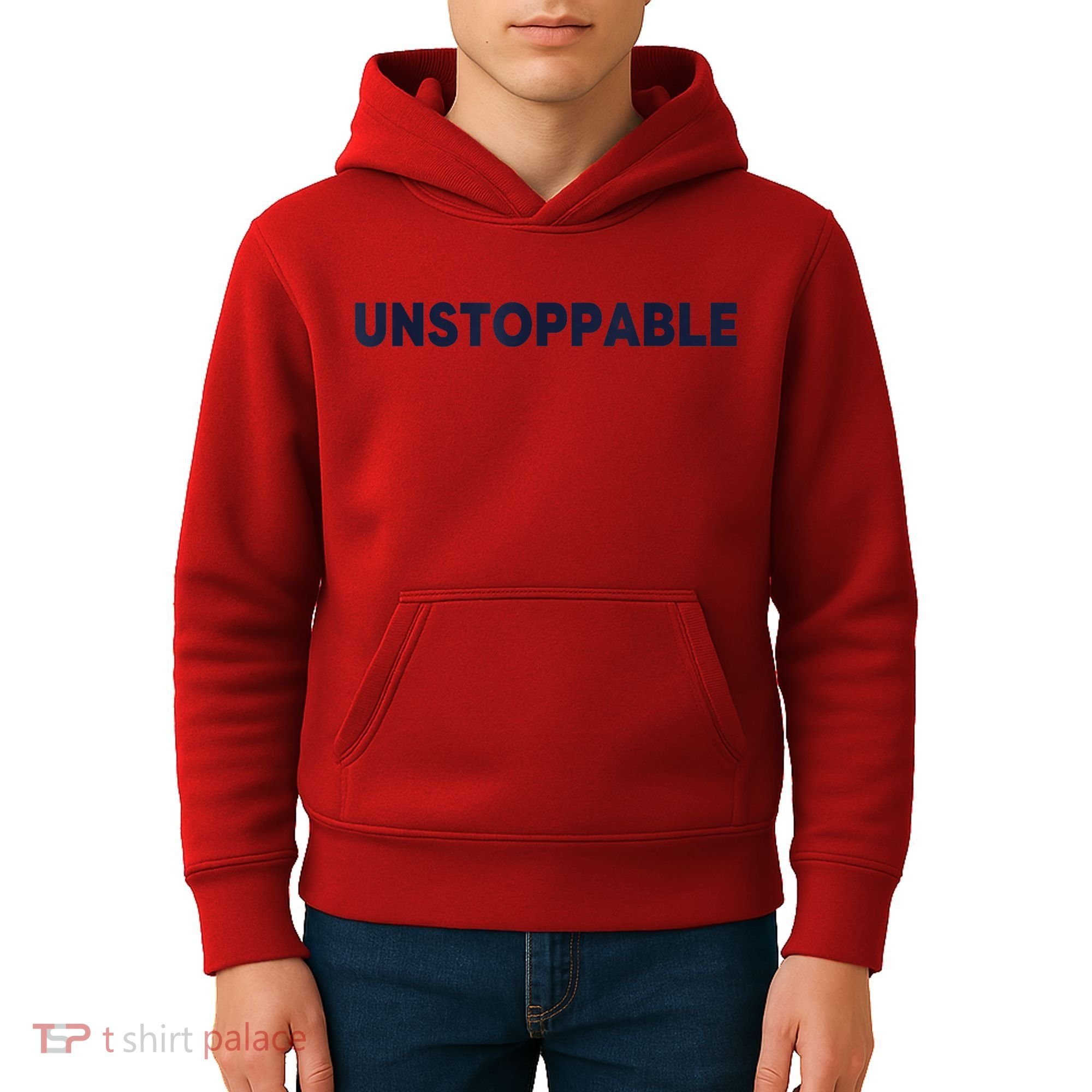 Motivational Saying Unstoppable Kids Hoodie