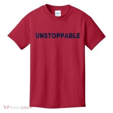 Motivational Saying Unstoppable Kids T-Shirt