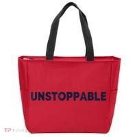 Motivational Saying Unstoppable Tote Bag thumb 0