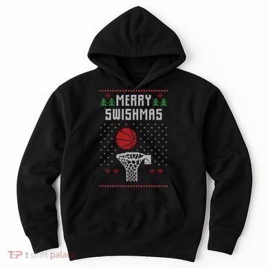 Merry Swishmas Ugly Christmas Hoodie