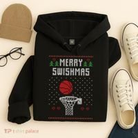 Merry Swishmas Ugly Christmas Hoodie thumb 4