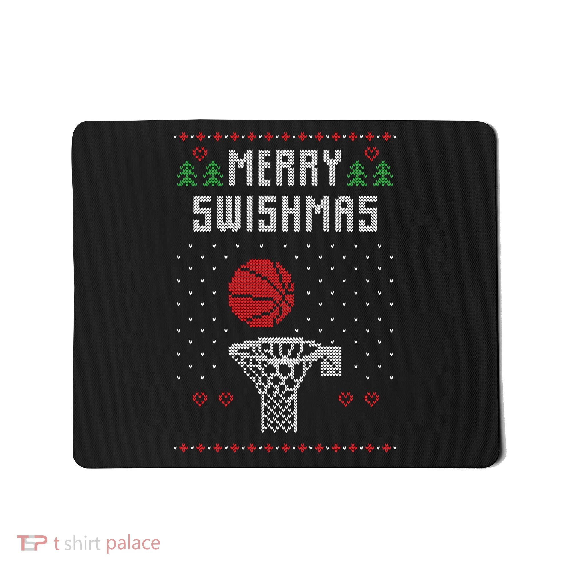 Merry Swishmas Ugly Christmas Mousepad