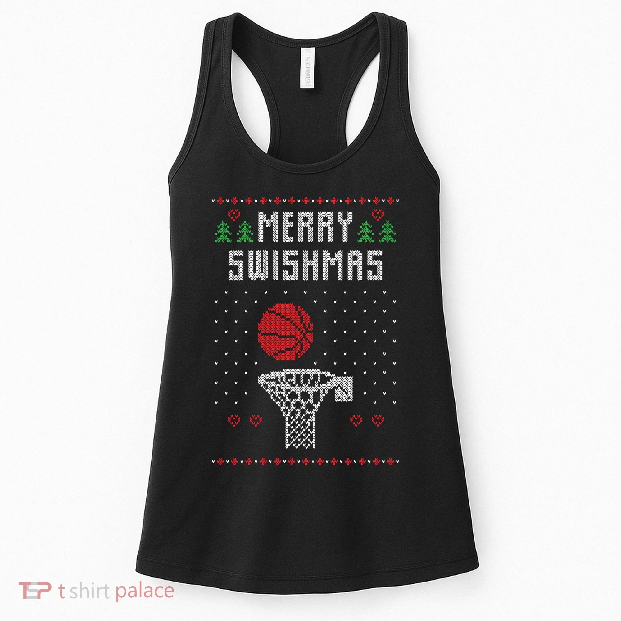 Merry Swishmas Ugly Christmas Women's Tank Top
