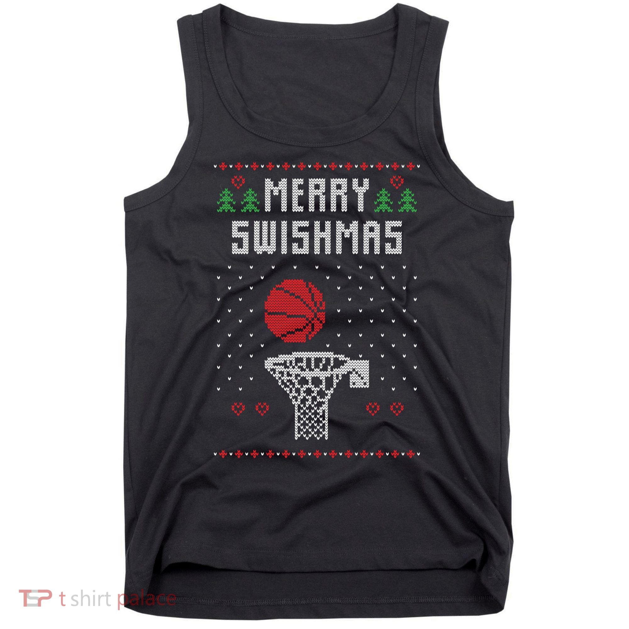 Merry Swishmas Ugly Christmas Tank Top