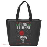 Merry Swishmas Ugly Christmas Tote Bag thumb 0