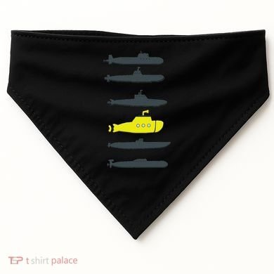 Music Submarine Uboot Submariner For USA-Made Doggie Bandana