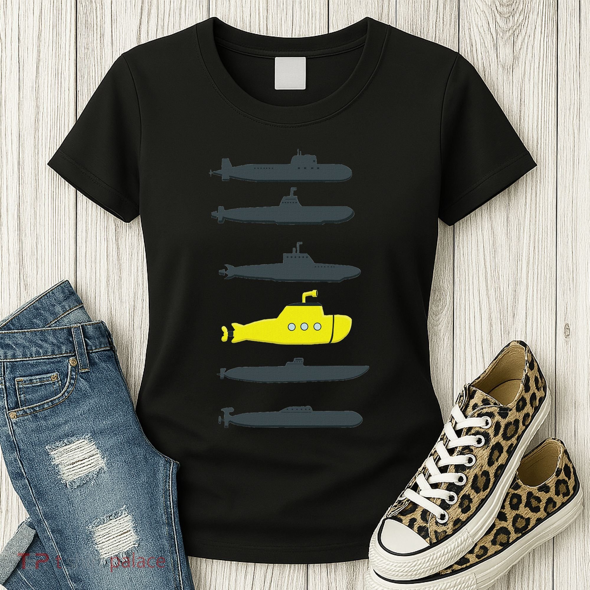 Music Submarine Uboot Submariner For Women's T-Shirt