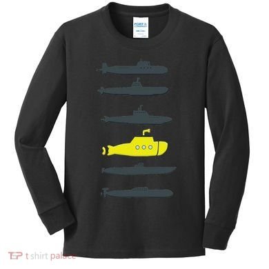 Music Submarine Uboot Submariner For Kids Long Sleeve Shirt