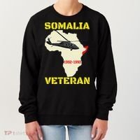 Mogadishu Somalia Veteran Operation Restore Hope War Veteran Women's Sweatshirt thumb 0
