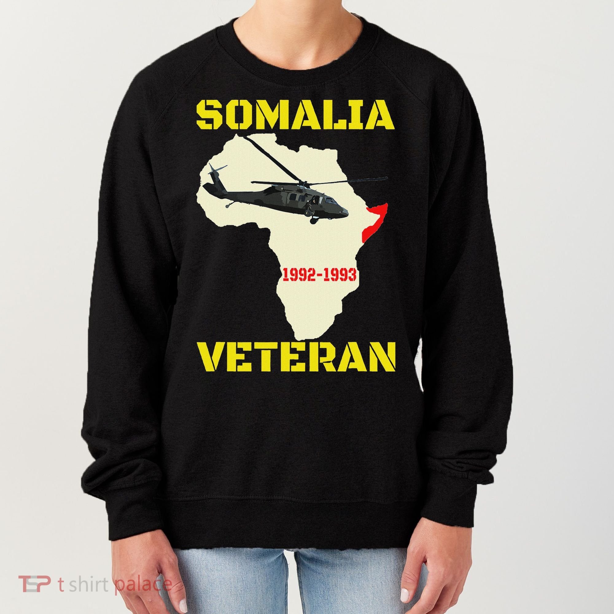 Mogadishu Somalia Veteran Operation Restore Hope War Veteran Women's Sweatshirt