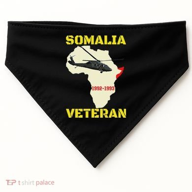 Mogadishu Somalia Veteran Operation Restore Hope War Veteran USA-Made Doggie Bandana