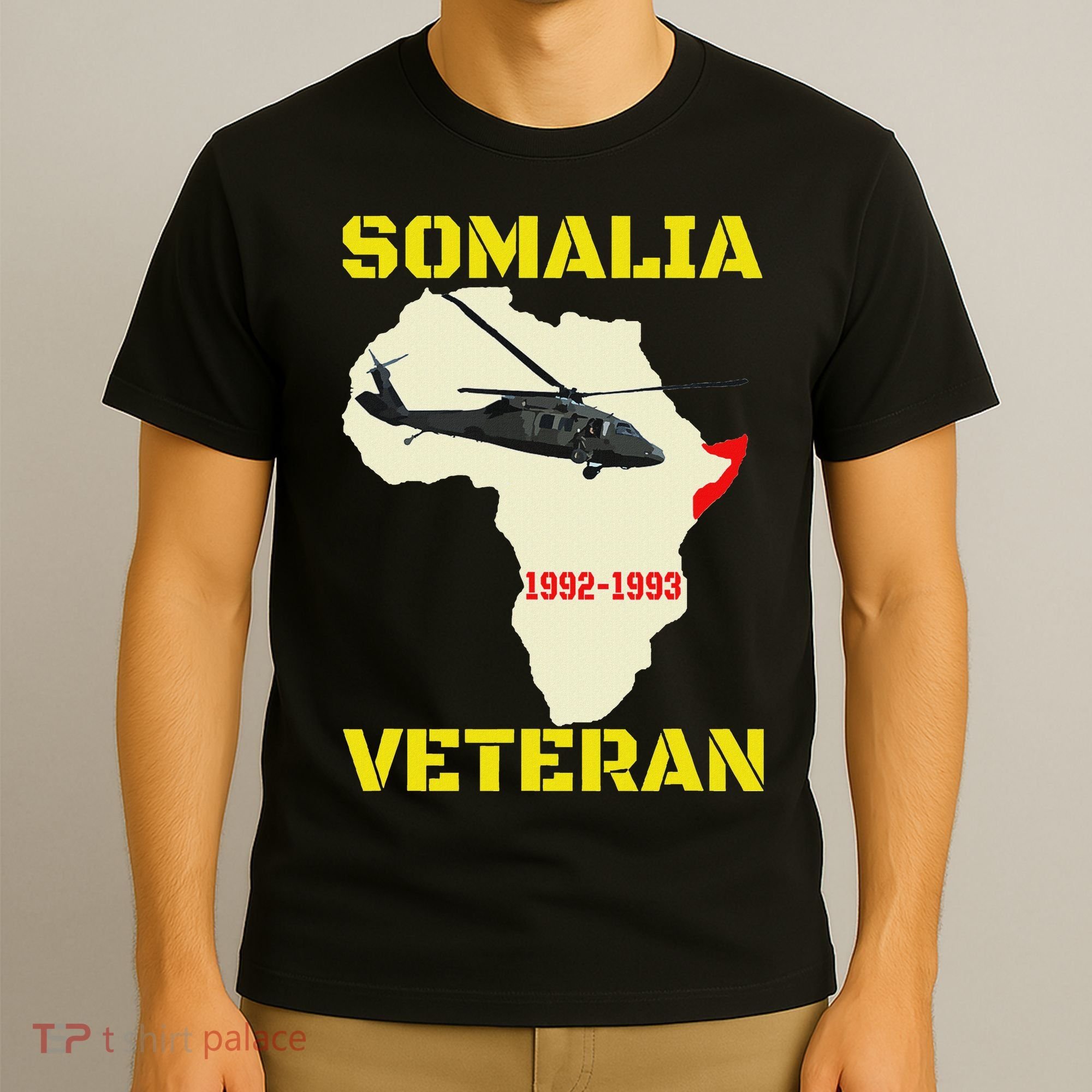 Mogadishu Somalia Veteran Operation Restore Hope War Veteran T-Shirt