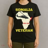 Mogadishu Somalia Veteran Operation Restore Hope War Veteran T-Shirt thumb 4
