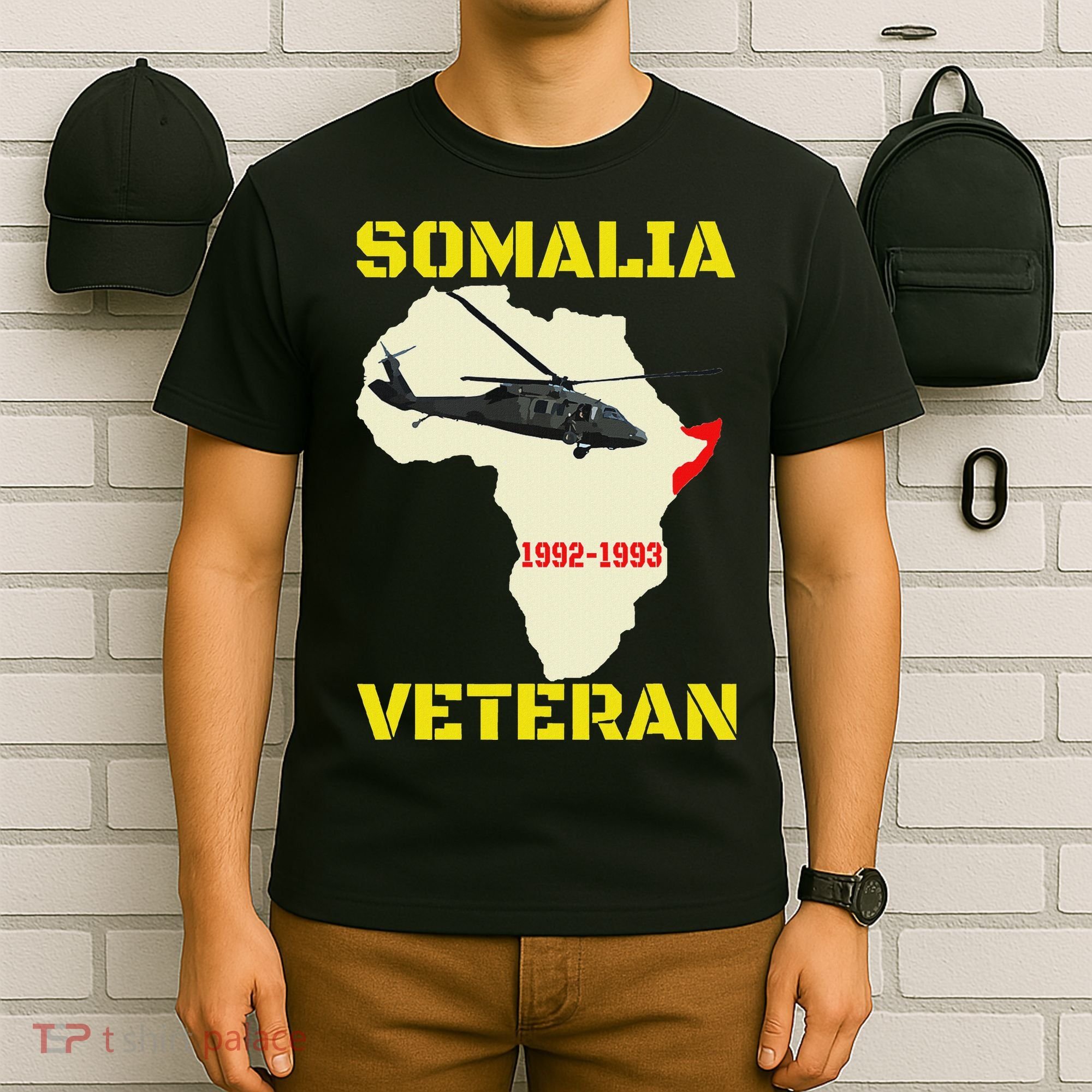 Mogadishu Somalia Veteran Operation Restore Hope War Veteran T-Shirt