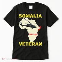 Mogadishu Somalia Veteran Operation Restore Hope War Veteran Tall T-Shirt thumb 0