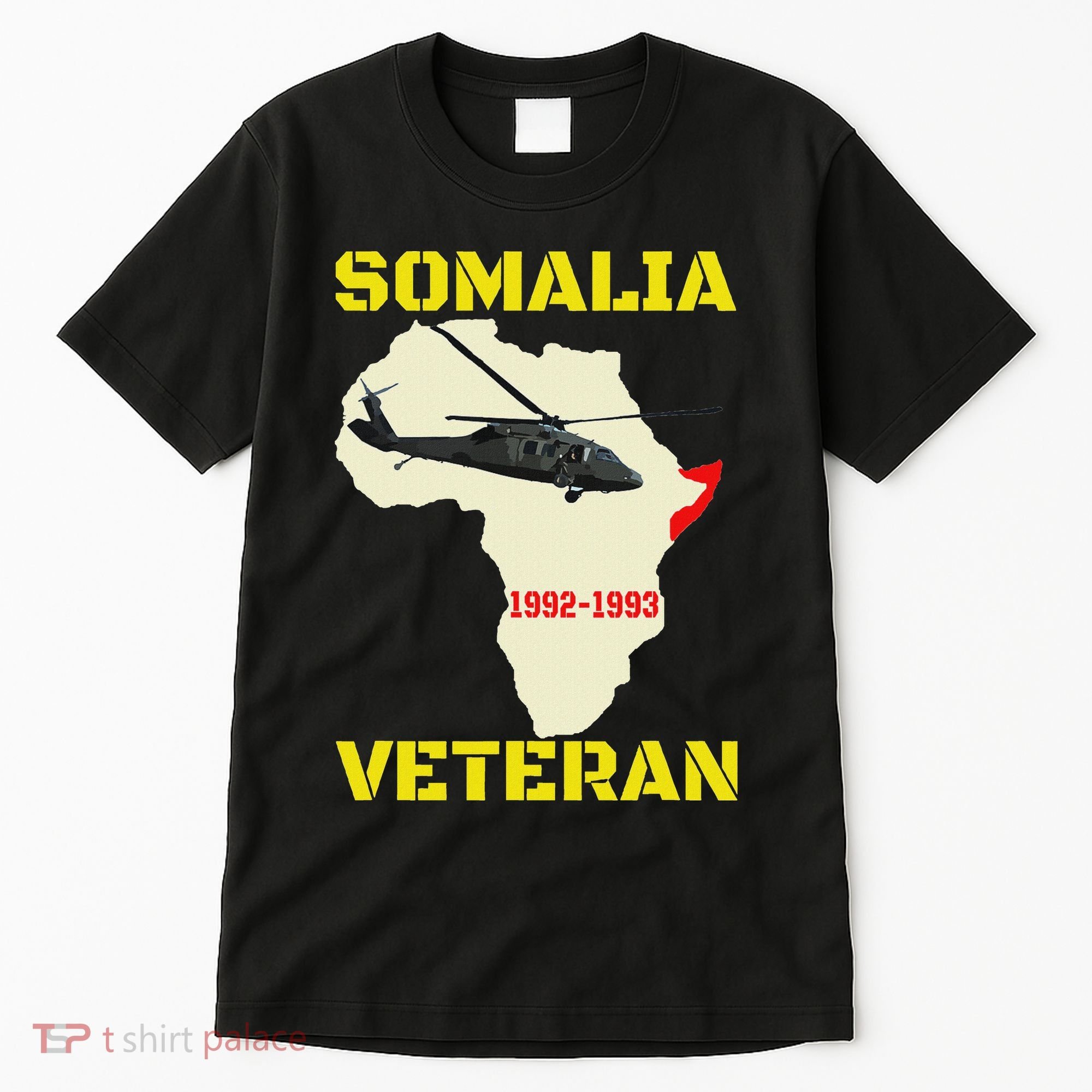 Mogadishu Somalia Veteran Operation Restore Hope War Veteran Tall T-Shirt