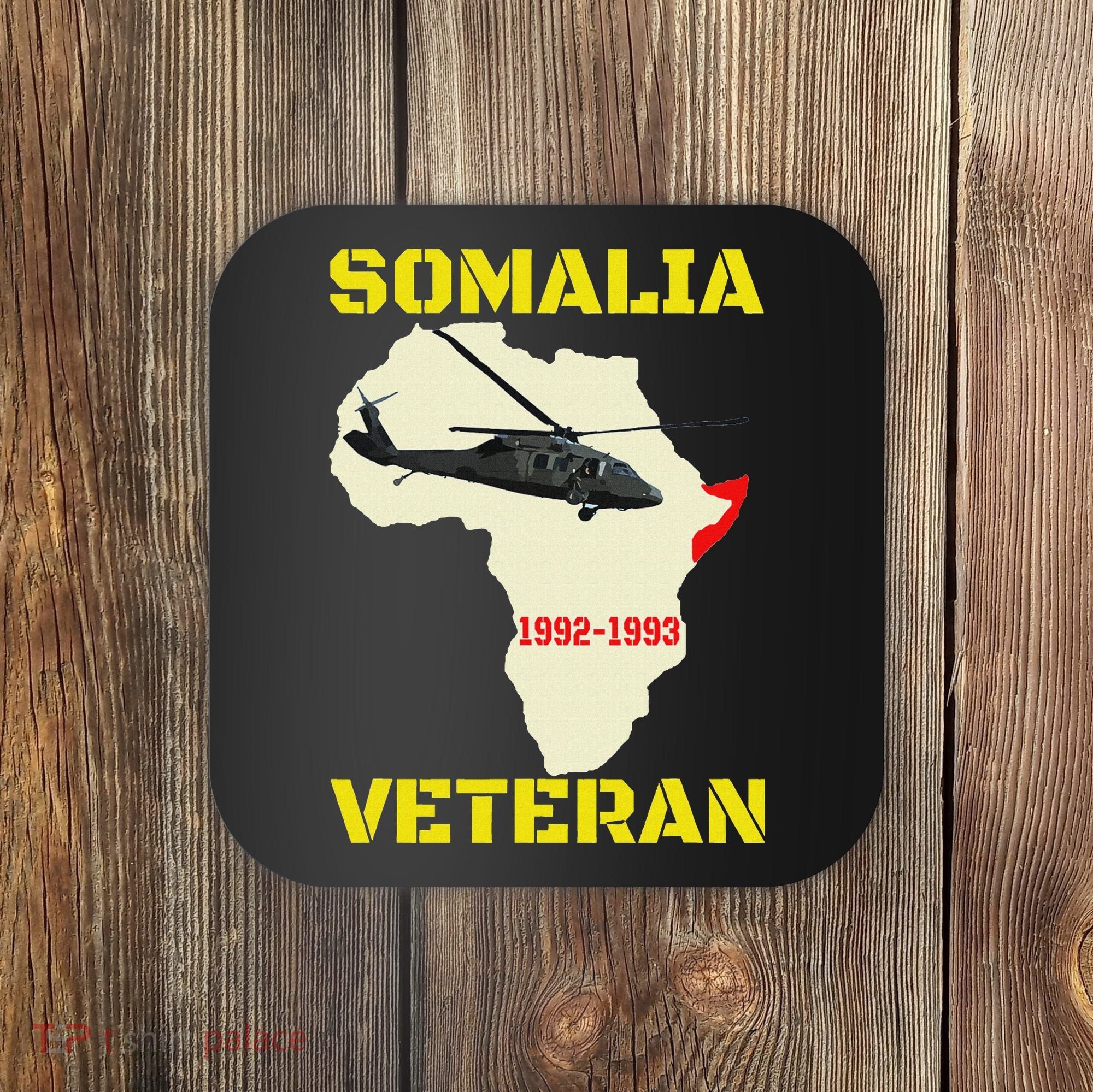 Mogadishu Somalia Veteran Operation Restore Hope War Veteran Coaster
