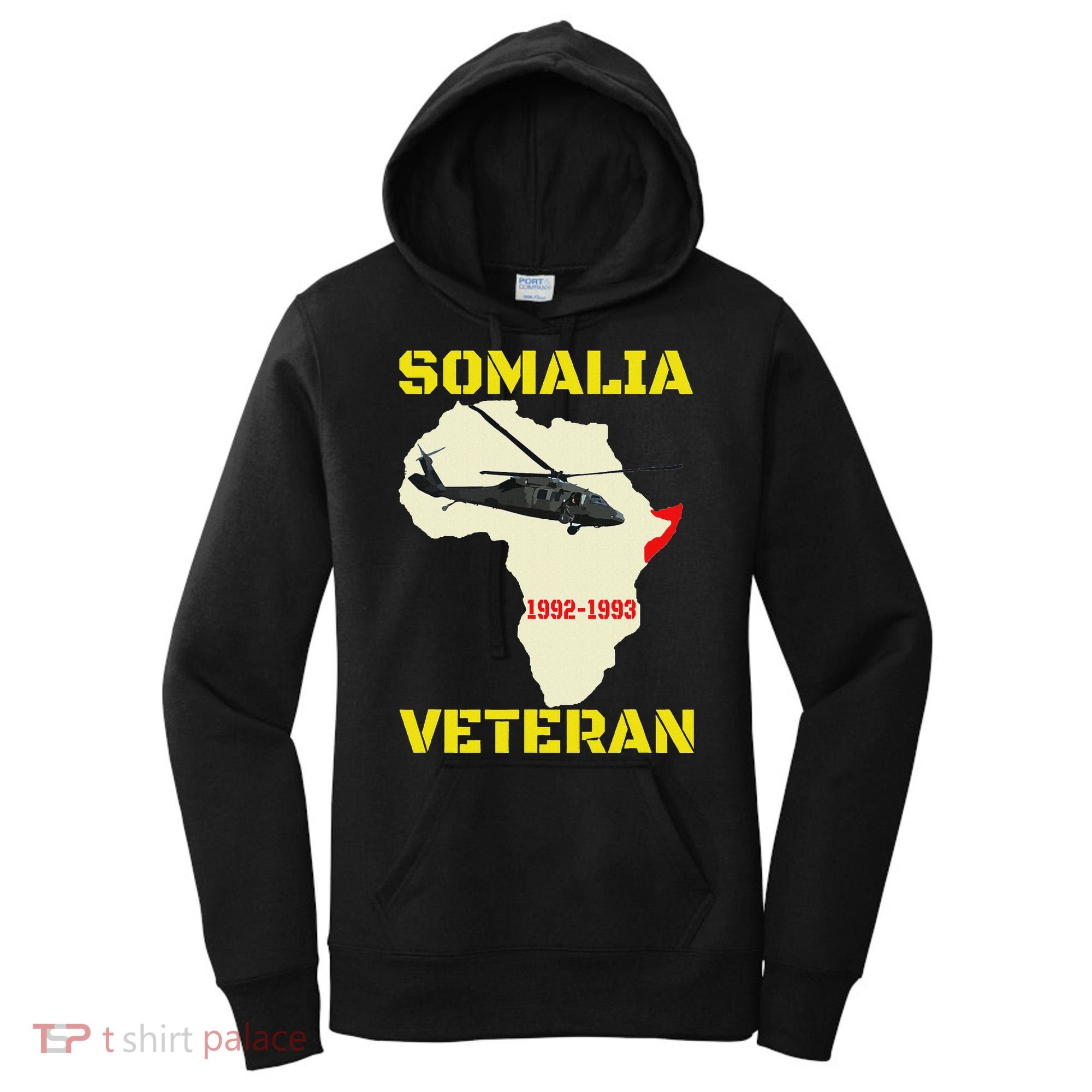 Mogadishu Somalia Veteran Operation Restore Hope War Veteran Women's Hoodie