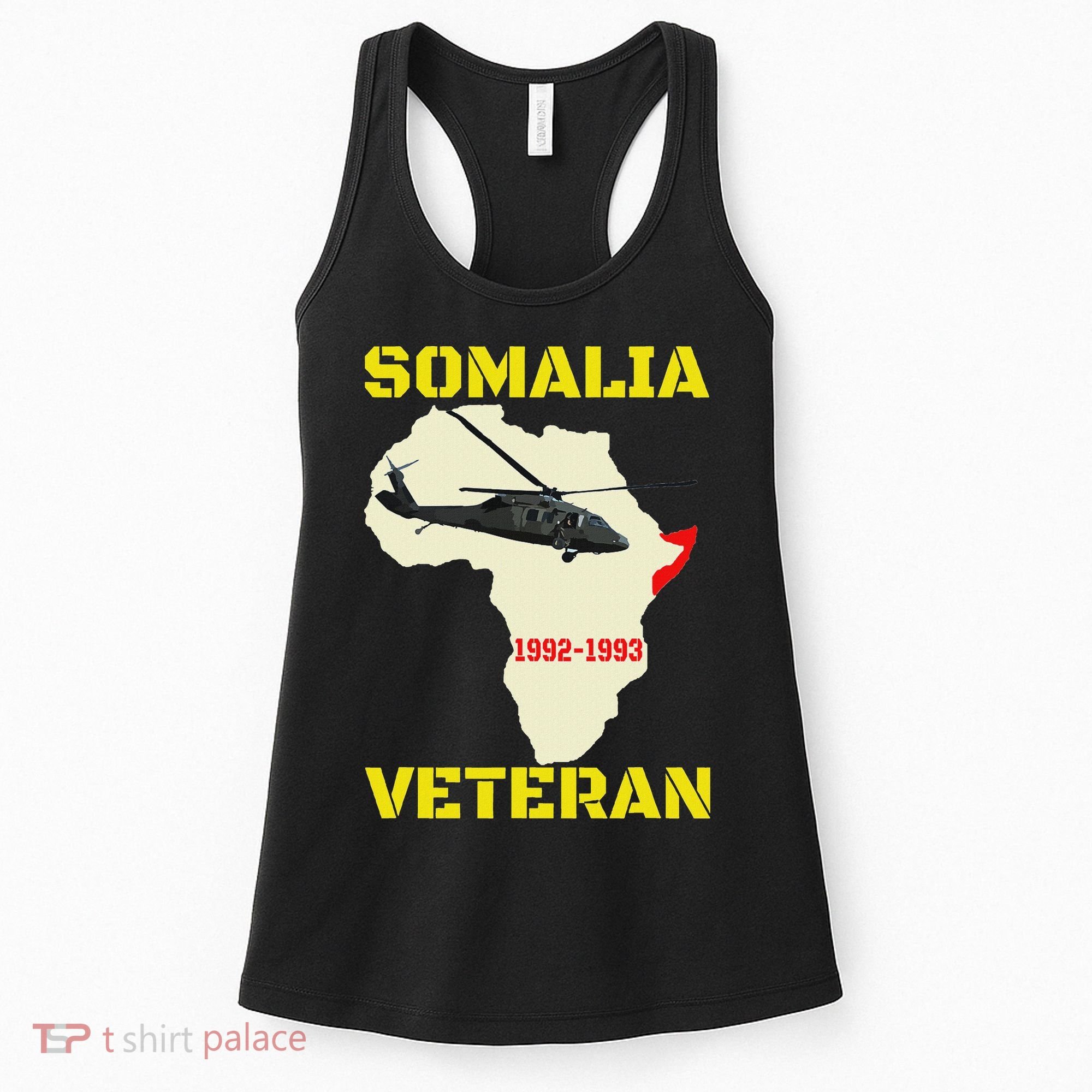 Mogadishu Somalia Veteran Operation Restore Hope War Veteran Women's Tank Top